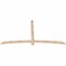 Ekena Millwork Bellingham Smooth Timber Gable Bracket, Douglas Fir, 84"W x 45"H x 1 1/2"D x 3 1/2"F, 13/12 Pitch GBW084X45X0204BEL00SDF - alternate 5